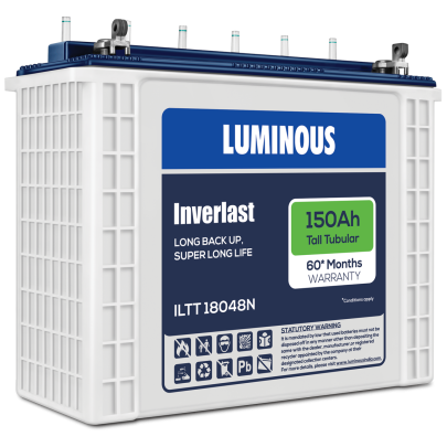 LUMINOUS INVERLAST-ILTT 18048N 150Ah TUBULAR BATTERY