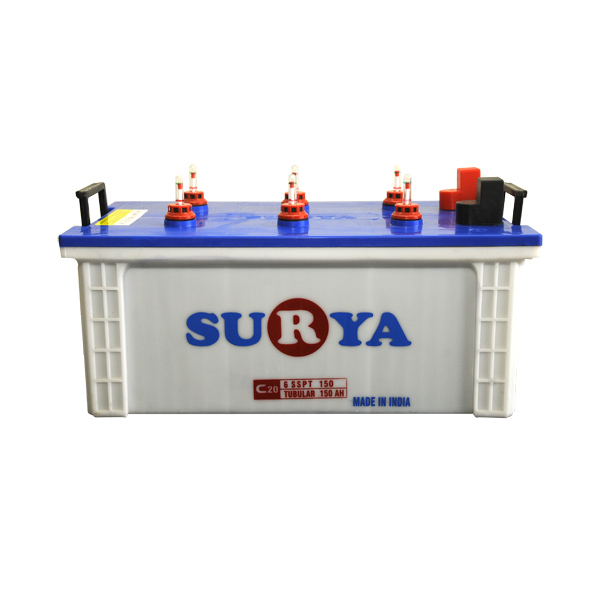 Surya 6SSPT150 150Ah Flat Battery